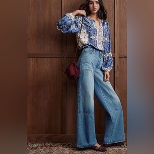 LOFT high rise carpenter jean